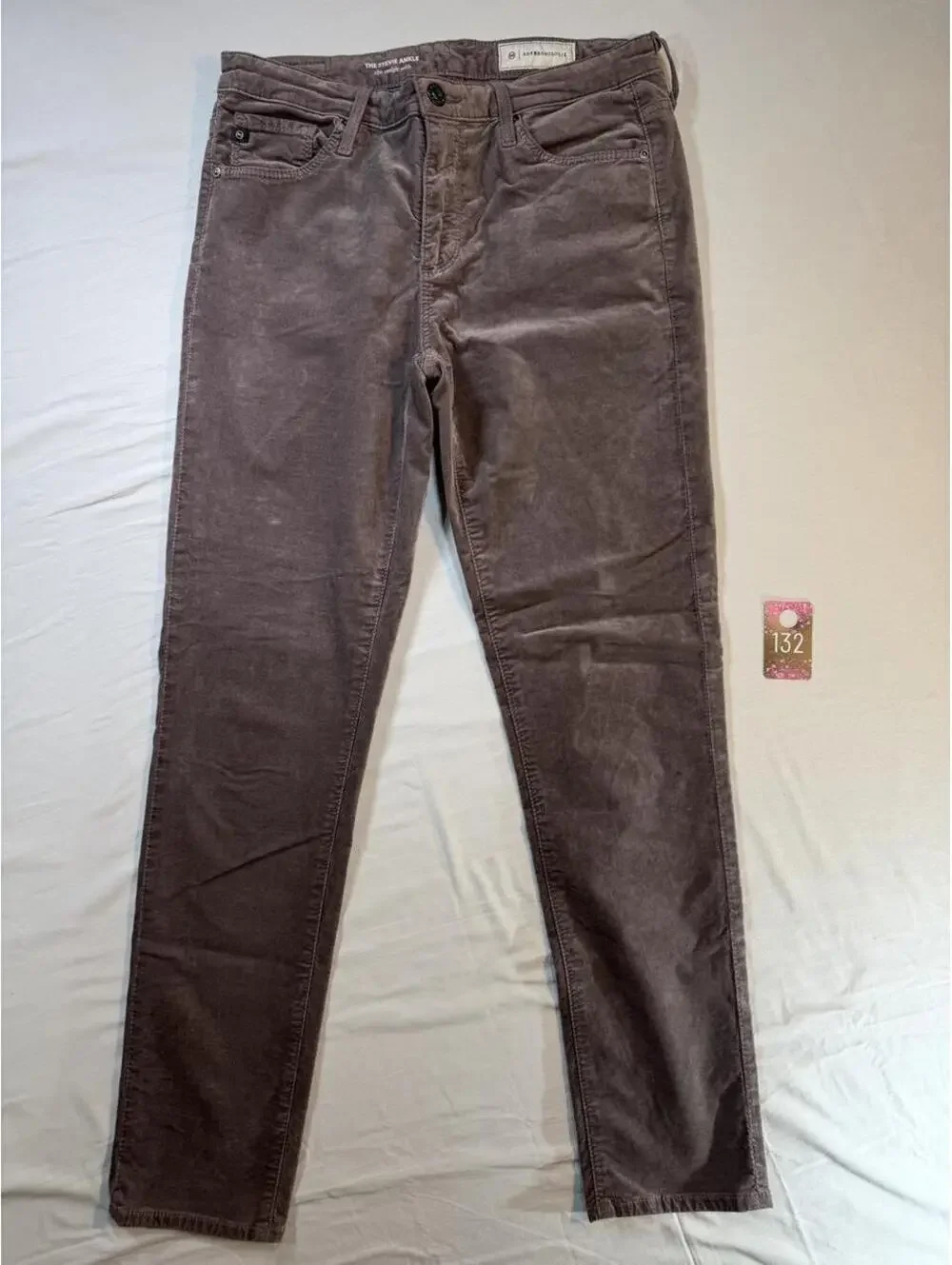 AG- Anthropologie The Stevie Ankle slim straight ankle pants